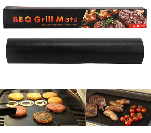 Bbq Mat Reutilizável Fácil De Grill Mat Gás Carvão Funciona
