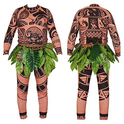 Disfraz De Maui Tatuajes, Traje De Cosplay Halloween Ho...