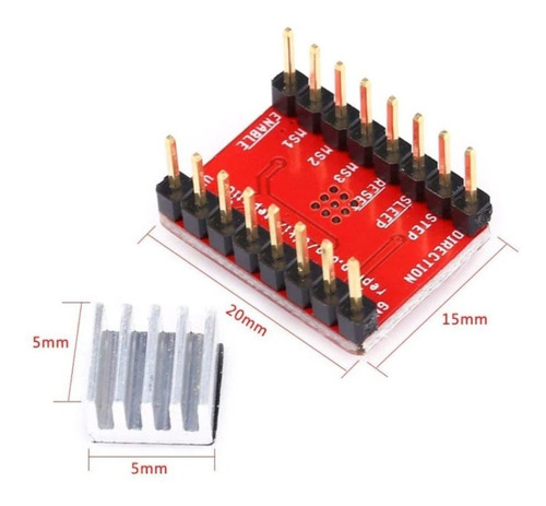 Driver A4988 Motor Paso A Paso Pololu Compatible Arduino