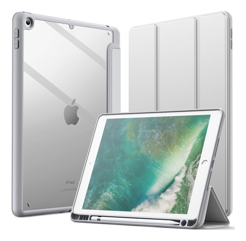 Jetech Funda iPad De 9,7 Pulgadas 6ta 5ta Gen Lila Plateado