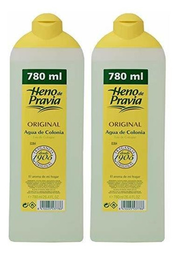 Heno De Pravia Original Agua De Colonia 25.6oz (paquete De 2