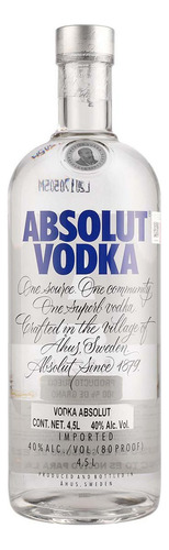 Vodka Absolut Azul 4.5l
