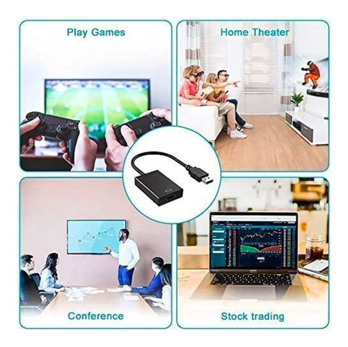 Imagen 7 de 11 de Adaptador Conversor Usb 3.0 A Hdtv