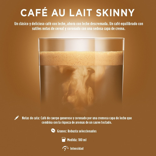 Cápsulas Nescafé Dolce Gusto Café Au Lait Oficial