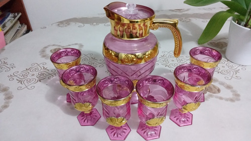 Juego De Jarra Con Vasos