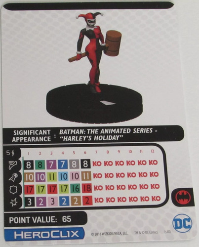 Heroclix Harley Quinn #014 Batman The Animated Series Dc (Usado)