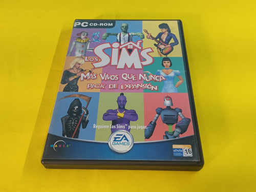 Los Sims Mas Vivos Que Nunca Pack De Expansion Pc Cd Rom