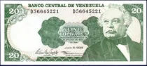 Comprar Billete 20 Bolívares D8 Junio 5 1995 José Antonio Páez