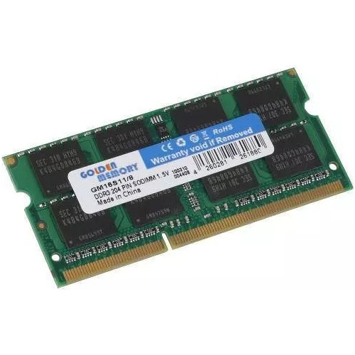 Memoria Ram 8gb Golden Memory Gm16s11/8 Sodimm Ddr3