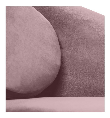 Sofá Salas Modernas Minimalistas Sillones Retro Lounge Color Rosa