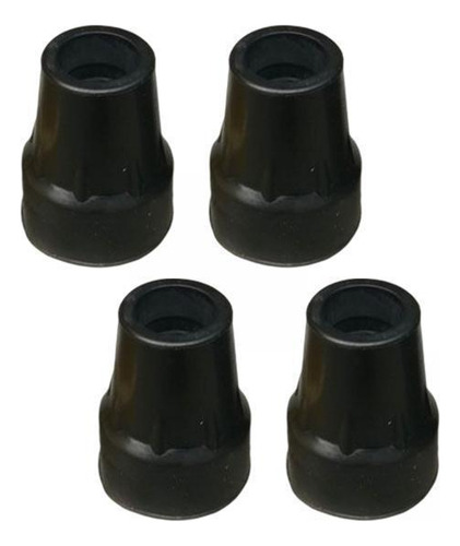 6 X 4 Puntas De Bastón De Goma De 7/8 Pulgadas, Repuesto