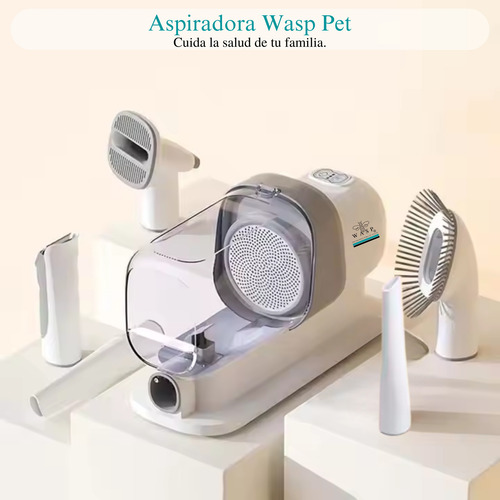 Aspiradora Wasp Pet 4 En 1, Para Pelos De Mascotas