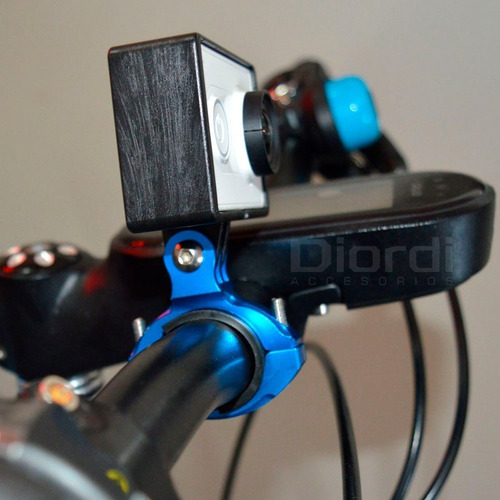 Imagen 6 de 6 de Soporte Manillar De Metal Para Bicicleta Gopro 9 8 7 6 5