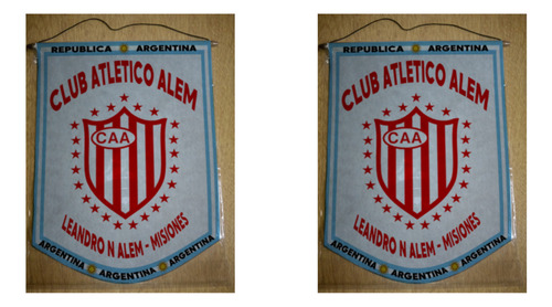 Banderin Grande 40cm Club Atletico Alem Misiones