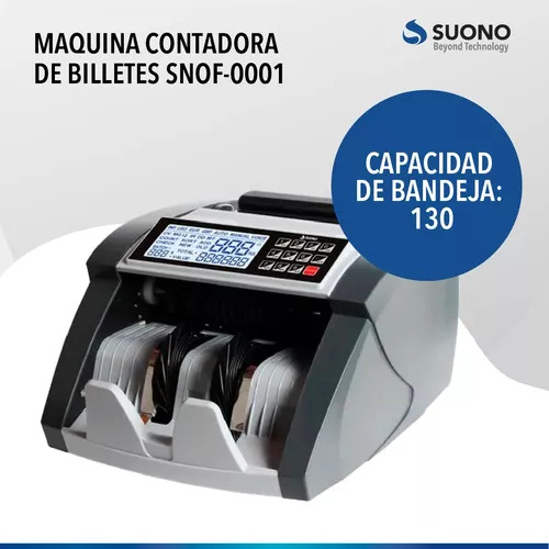 Máquina Cuenta Dinero Suono Snof-0001 Detecta Billete Falso