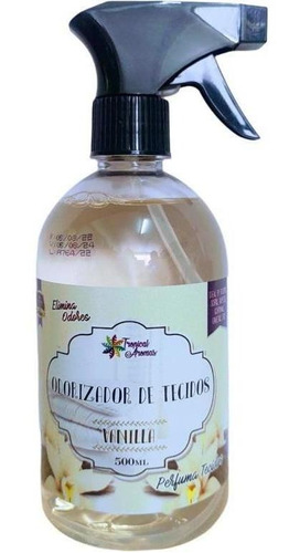 Odorizador De Tecidos Vanila 500ml Para Roupas Sofás Gavetas