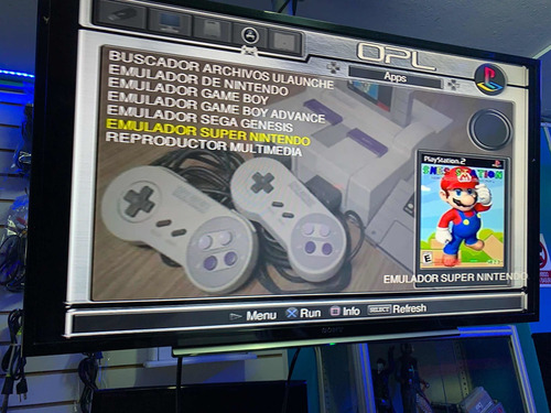 Ps2 Personalizado + 1 Control+ 500 Juegos + Flash64 + M Card