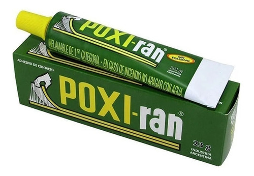 Poxiran 23gr Pegamento Adhesivo De Contacto Sin Tolueno X 1u