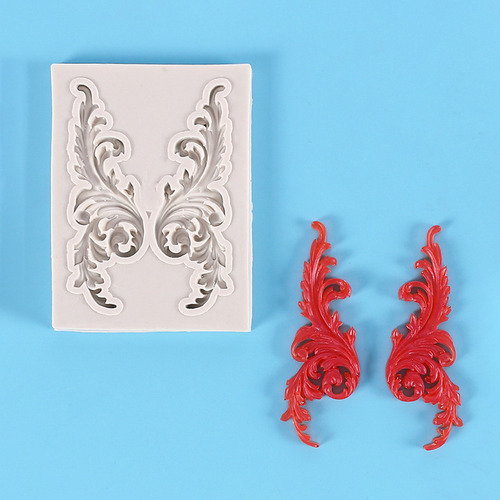Molde Silicone Enfeite Cacho Uva Parreira Fondant Biscuit