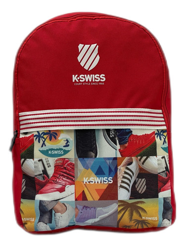 Mochila K-swiss Kaliforniared Kalifred Original Porta Laptop