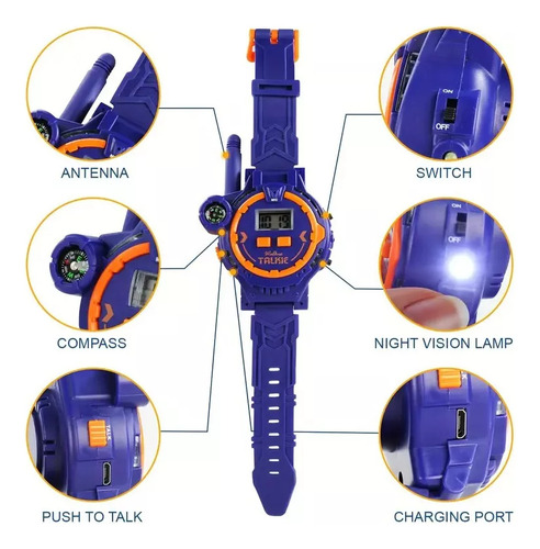 Reloj De Pulsera Para Niños C Radios Walkie Talkies, Color 2