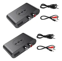 Comprar 2 Receptores De Audio Rca 5.2, Conector Auxiliar Rca De 3,5
