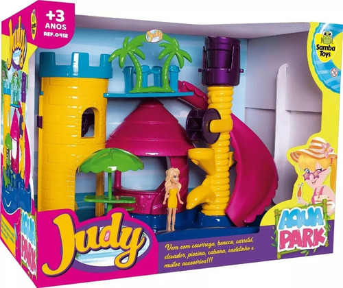 Juguete Judy Pink Dolphin Slide Dolphin Park