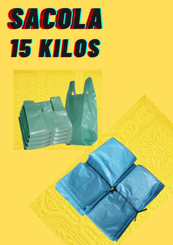 Sacolas Plasticas Estilo De Supermercado
