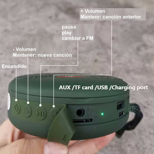 Parlante Inalámbrico T&g Con Auriculares Tws Bluetooth