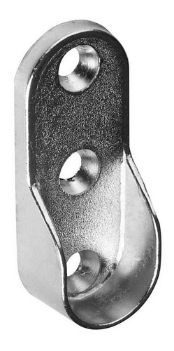 Imagen 2 de 3 de Soporte Lateral Caño Oval X2 Unidades