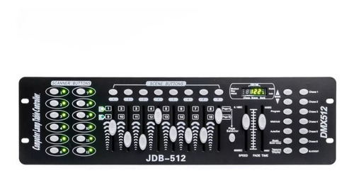 Mesa Controladora Efeito De Luz Strobo Dmx 512 C/ 192 Canais