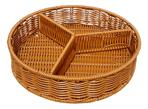 De Ratán Bandeja De Pan Bande 28 Cmx6cm