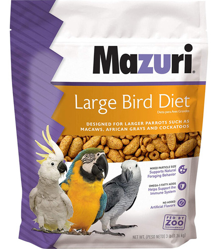 Mazuri Large Bird 1,4 Kgs  - Envíos A Todo Chile