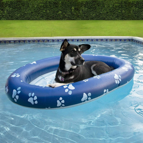 Flotador Inflable Para Mascotas Poolcandy Paw, Tamaño Grande