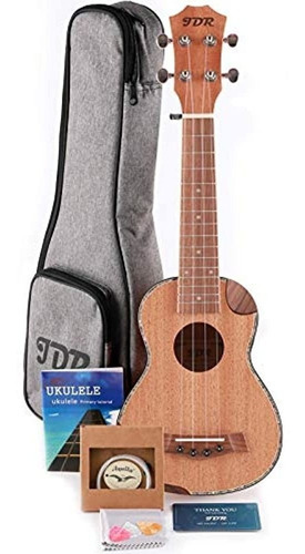 Jdr Soprano Ukulele Caoba 21 Pulgadas Pequeña Guitarra Hawai