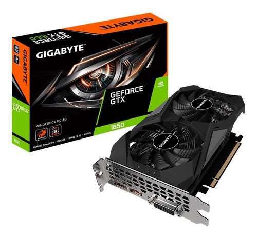 Placa de video Nvidia Gigabyte  Windforce GeForce GTX 16 Series GTX 1650 GV-N1650WF2OC-4GD OC Edition 4GB