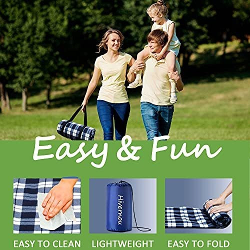 Manta Picnic Hivernou Impermeable Plegable 3 Capa