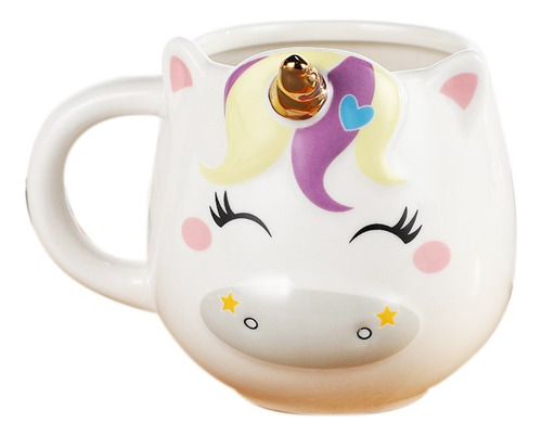 Taza Ceramica Diseño Unicornio Flaber