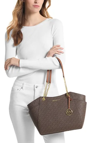 Michael kors signature jet set chain shoulder bag outlet