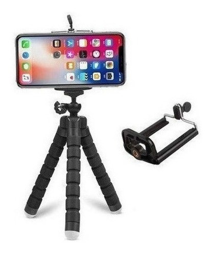 Mini Tripé De Mesa + Suporte Para Celular Kit Youtubers