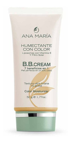 Humectante Color Bb Cream Medio X 50 Gr Ana María  Original
