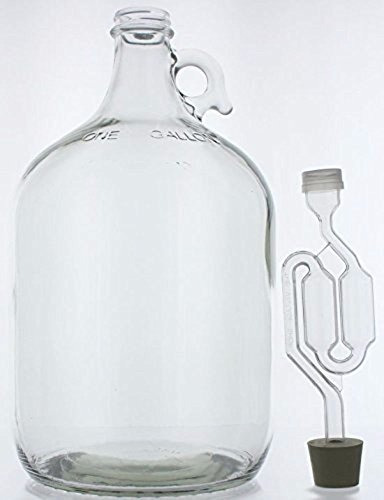 1 Gal Copa De Vino Fermentador, Incluye Caucho Stopper Y Twi