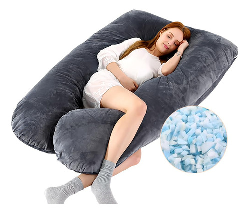 Whatsbedding Almohadas De Embarazo Para Dormir, Almohadas De