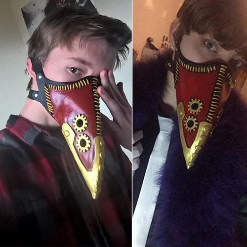 Para Máscaras De Cosplay De Látex My Hero Academia Plague