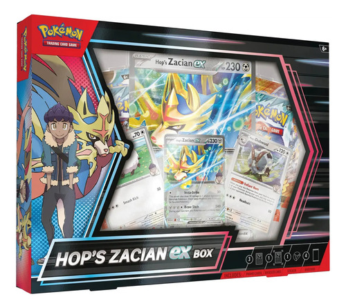 Pokémon Hop's Zacian Ex Box Inglés