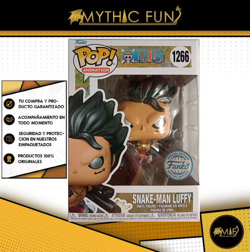 Funko Pop One Piece - Snake-man Luffy 1266 Special Edition (Usado)