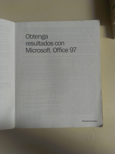 Obtenga Resultados Con Microsoft Office 97 (Usado)