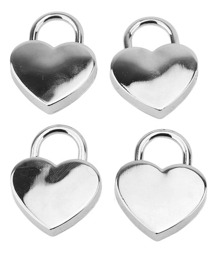 Juego De 4 Llaves Decorativas De Metal Love Lock Key Con For