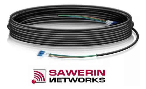 Cable Fibra Óptica Ubiquiti 61 Mts Exterior Lc Lc 6 Pelos
