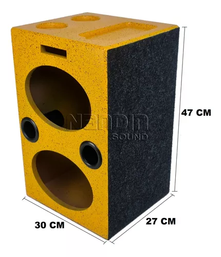 Caixa Nandin Sound Som Residencial Trio Bob Esponja 6x9 Pol.